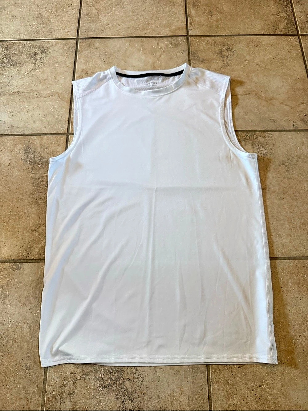 Bcg Men's Athletic Tank Top White
